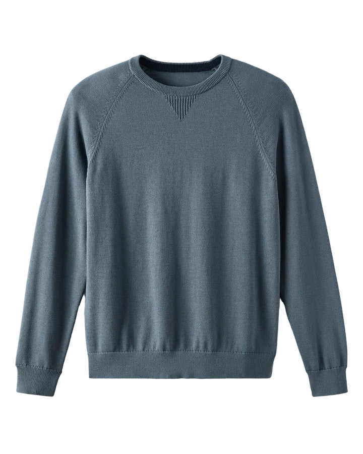 Commuter Crew Neck Sweater | Shadow Blue