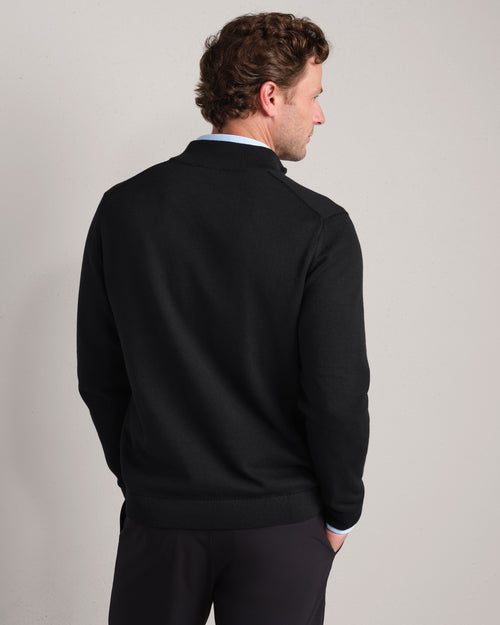 Commuter 1/4 Zip Sweater | Black