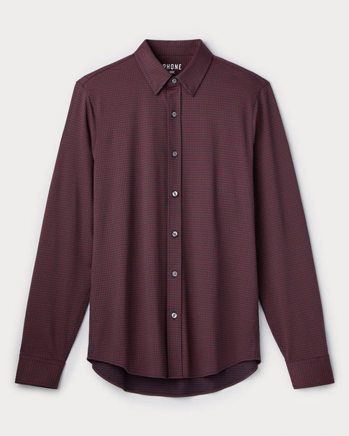 Commuter Shirt | Cinnamon Red Gingham