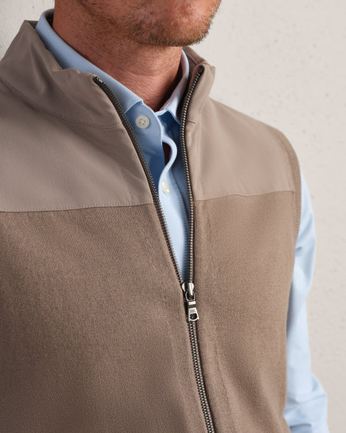 Commuter Sweater Vest | Foggy Taupe