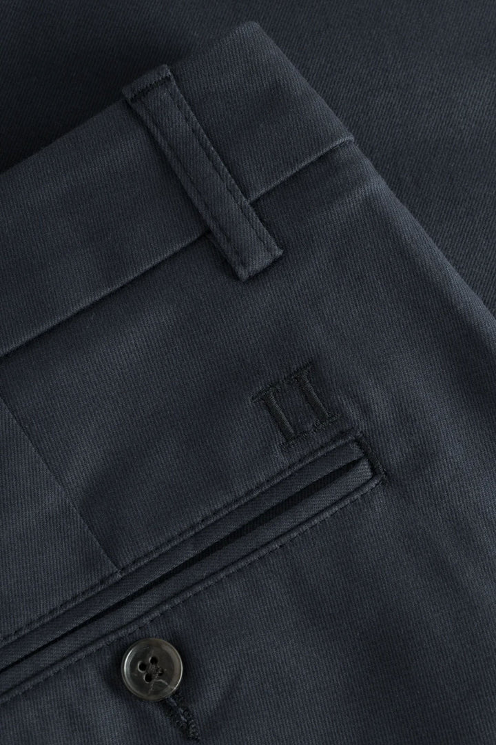 Como Cotton Cargo Suit Pants - Dark Navy
