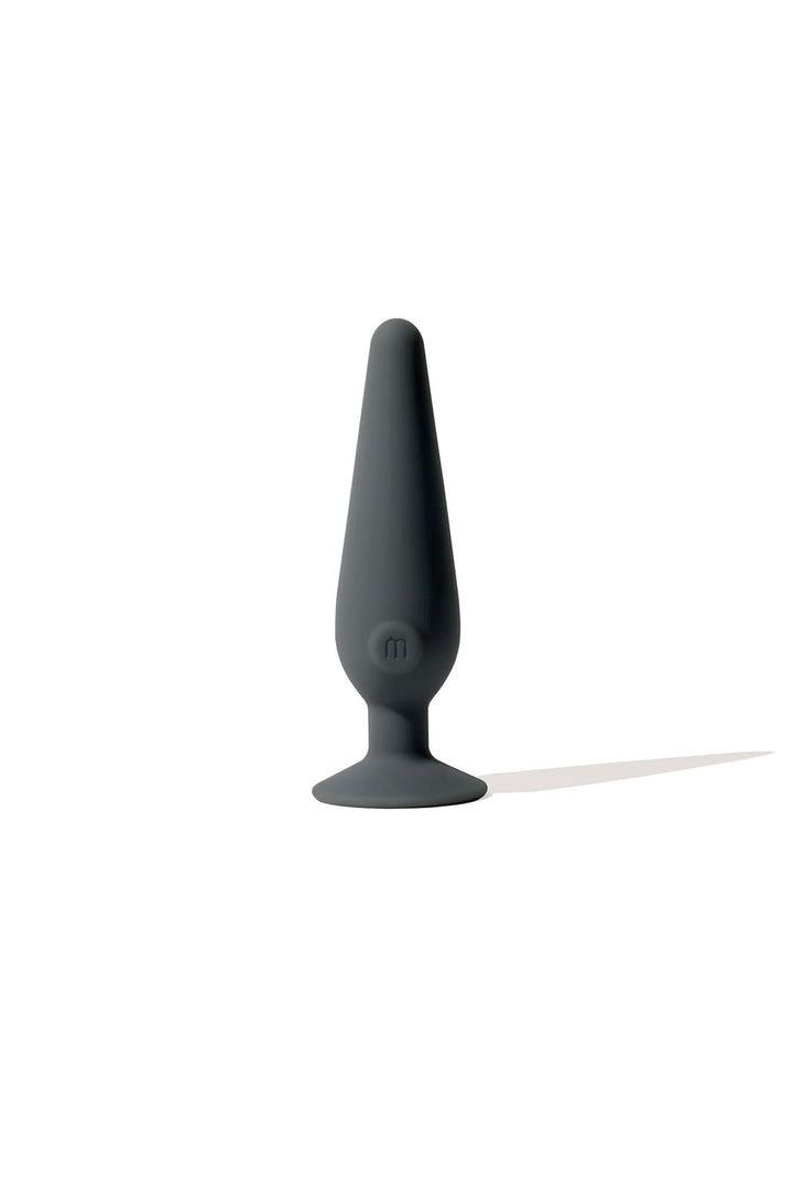 Cone Plug, Medium 3-Speed Vibrating - Charcoal