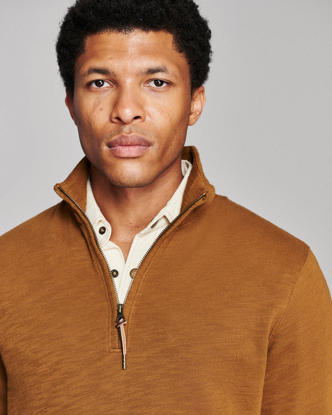 French Terry Half Zip | Billy Brown