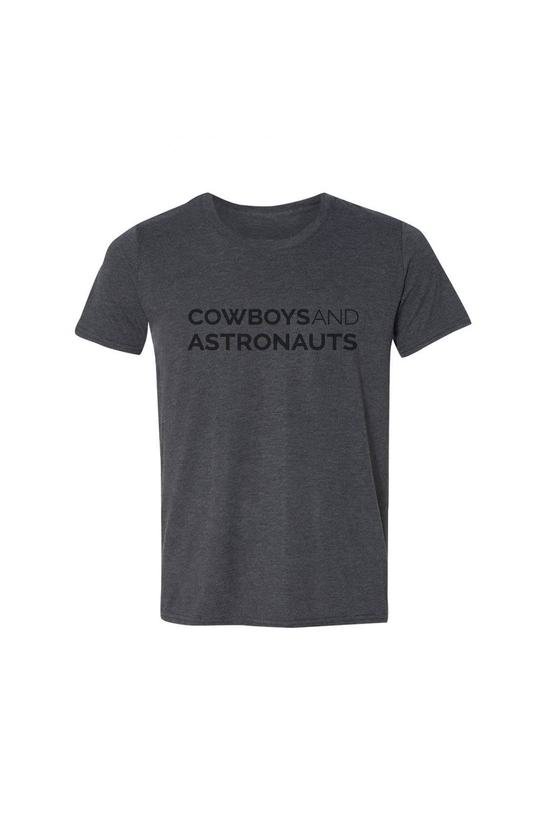 Cowboys and Astronauts T-Shirt - Charcoal