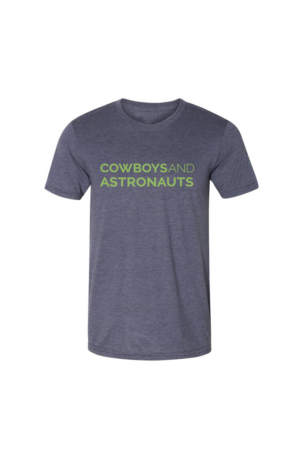 Cowboys and Astronauts T-Shirt - Navy/Lime