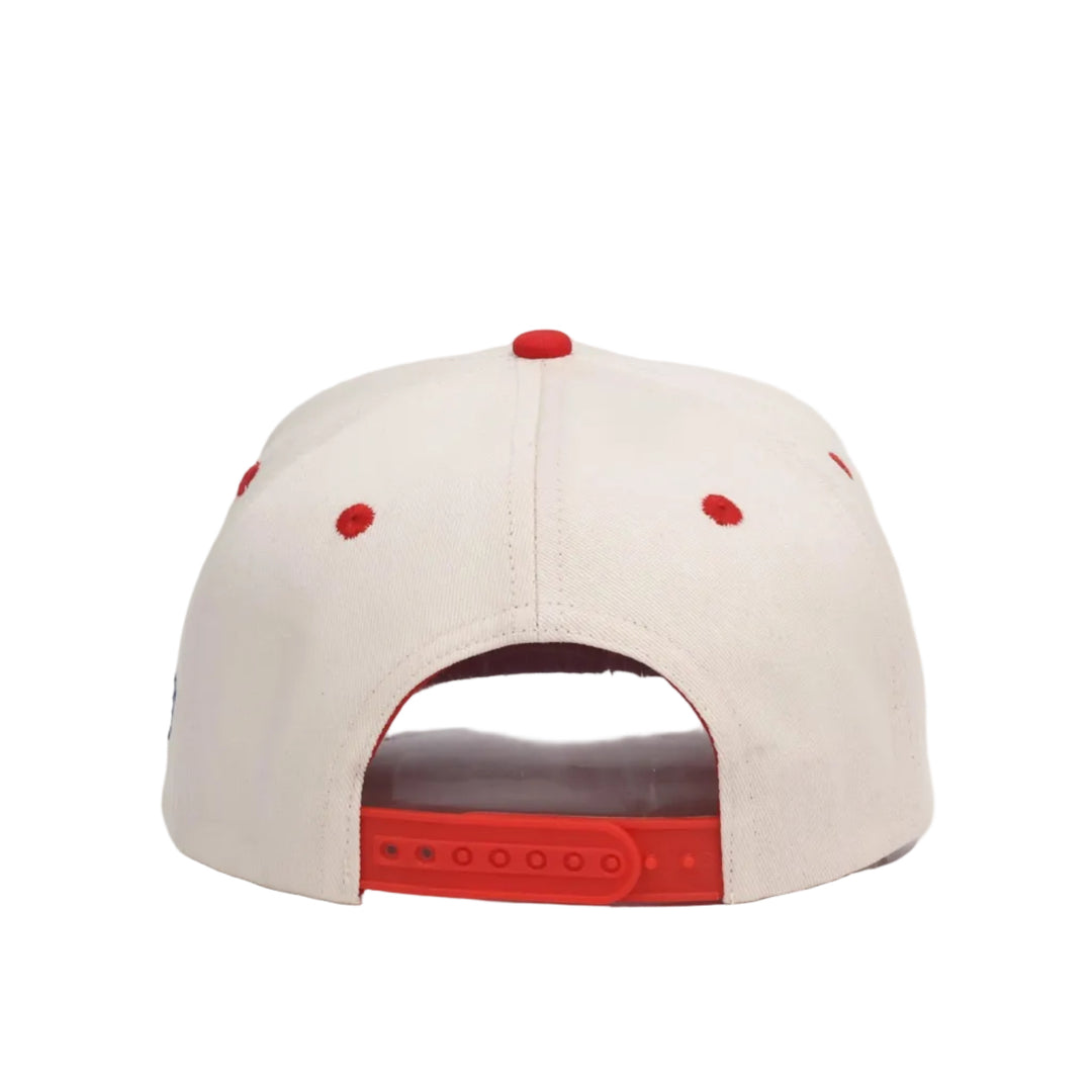 Upside Down CHICAGO Hat | Red & Royal