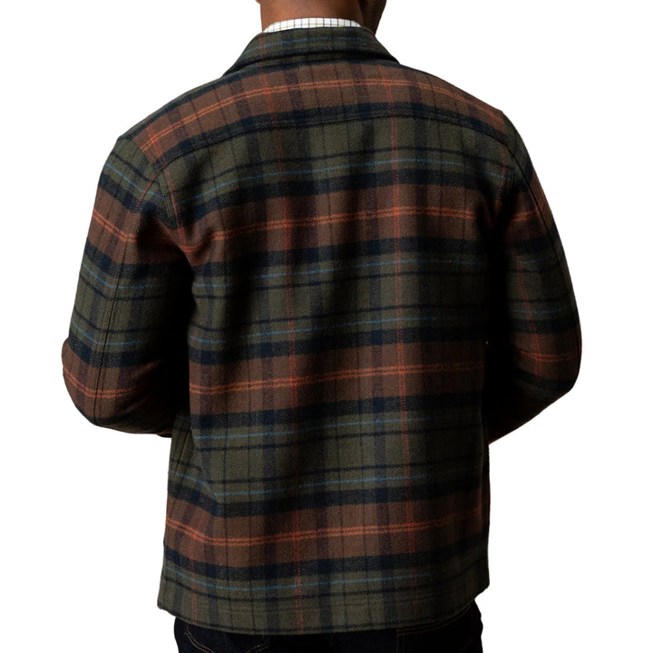 Wool Lumber Jacket | Dark Olive