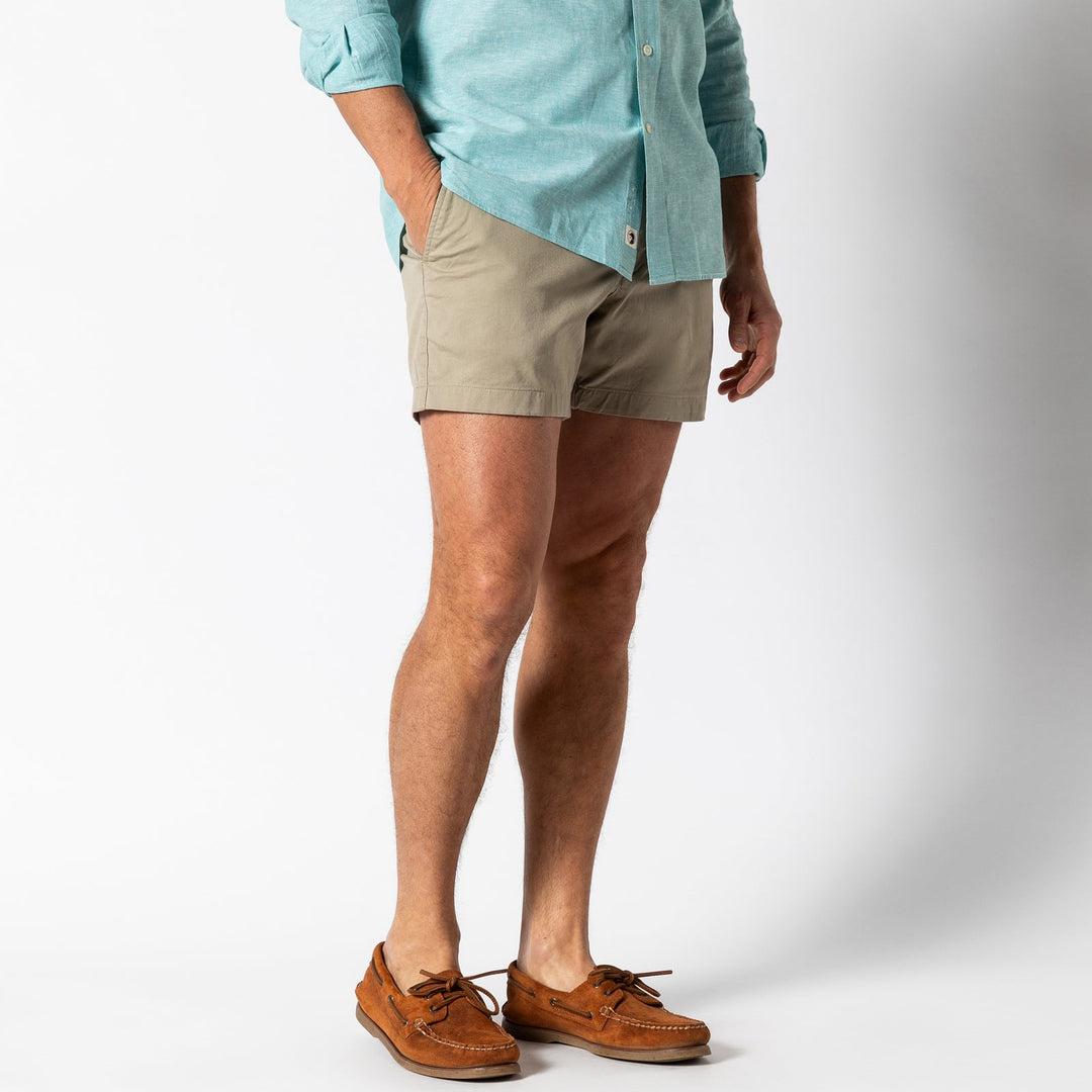 5" Gold School Chino Short | Khaki