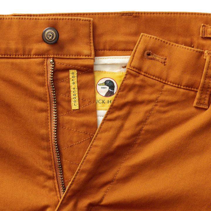 Classic Fit Gold School Chino | Spiced Almond