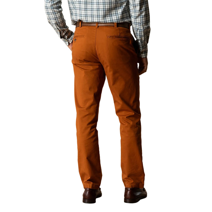 Classic Fit Gold School Chino | Spiced Almond