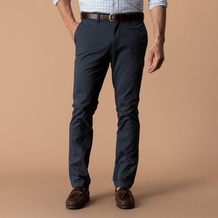Slim Fit Gold School Chino | Washed Navy