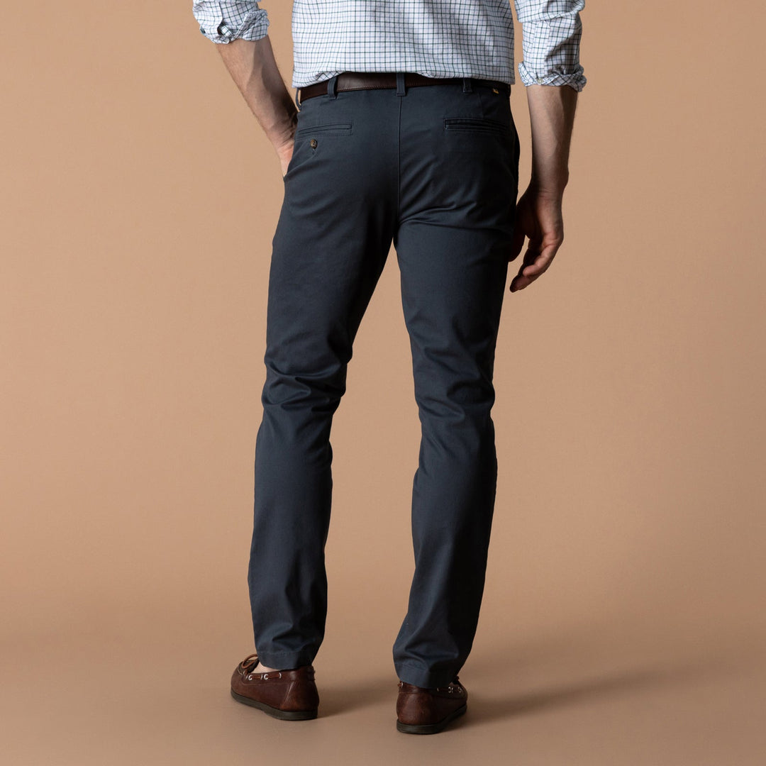 Slim Fit Gold School Chino | Washed Navy