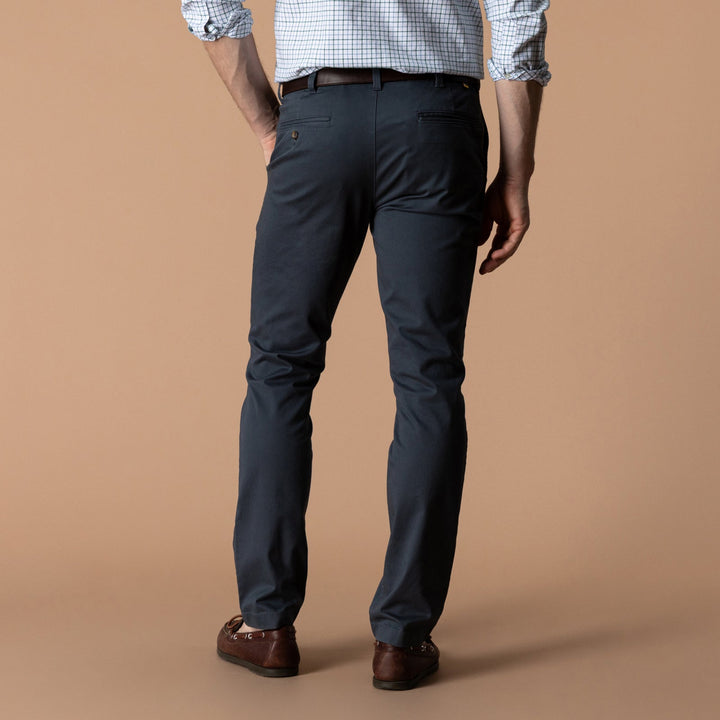 Slim Fit Gold School Chino | Washed Navy
