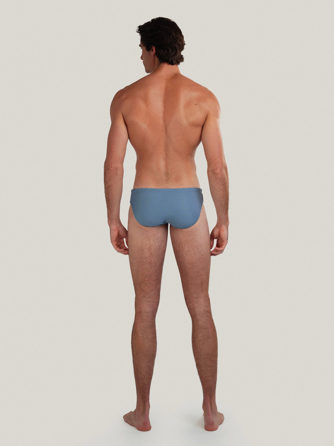Ribbed Dune Brief | Pewter