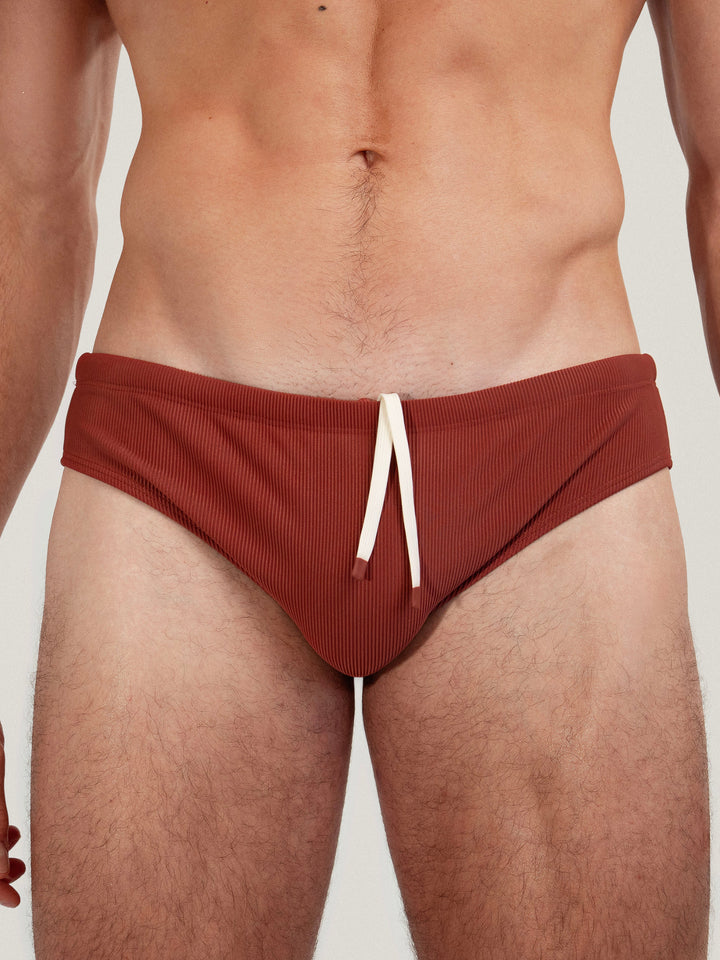 Ribbed Dune Brief | Rust