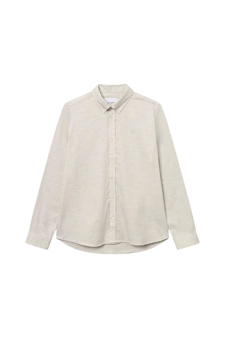 Desert Reg Button-Up Shirt - Snow Melange