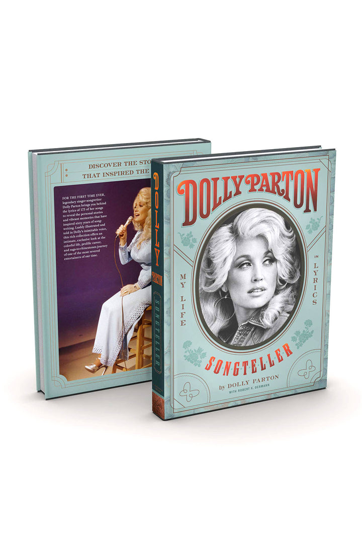 Dolly Parton Songteller Book Cover and Back Cover View
