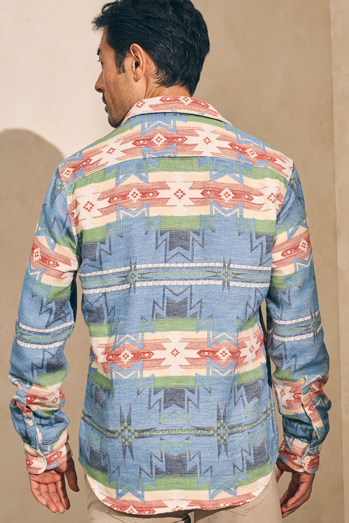Doug Goodfeather Canyon Overshirt - Cobalt Star Nation
