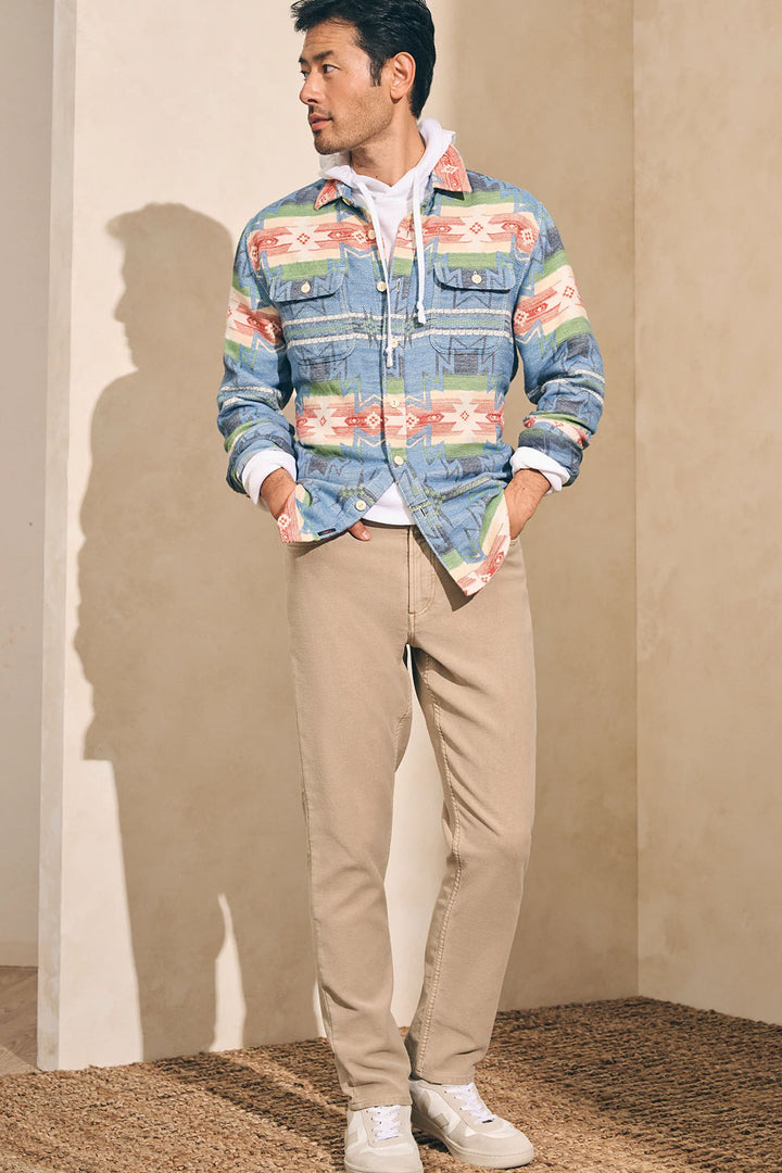Doug Goodfeather Canyon Overshirt - Cobalt Star Nation