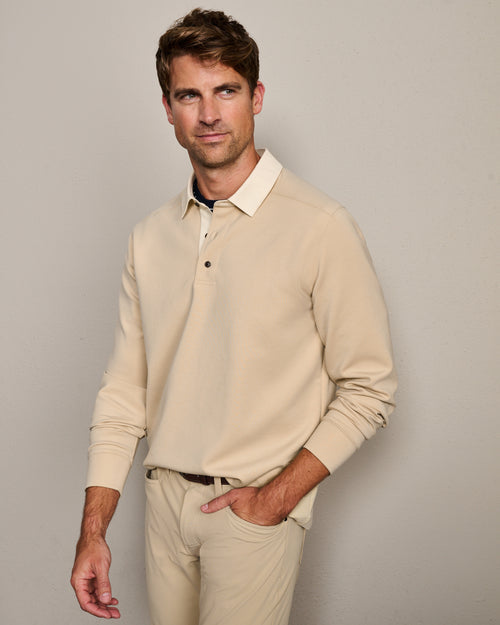 Dreamstate Rugby Polo | Toasted Oat