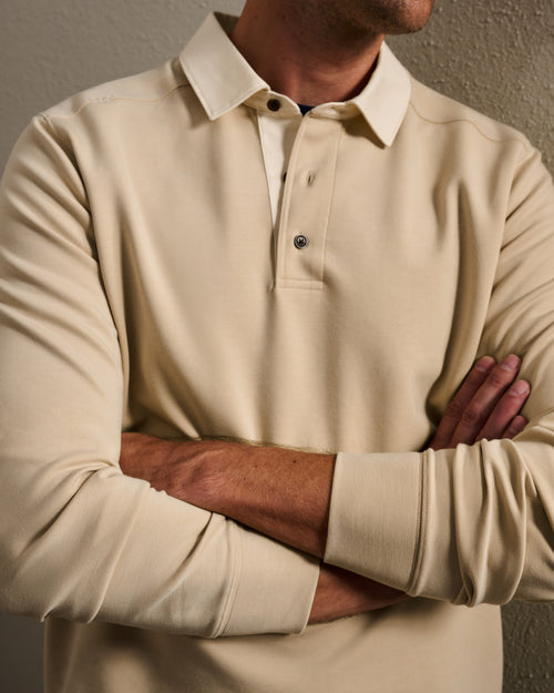 Dreamstate Rugby Polo | Toasted Oat
