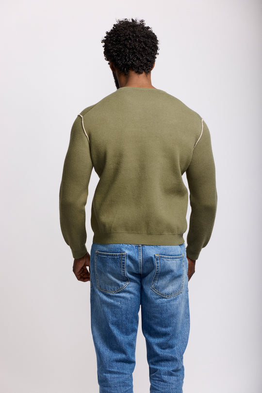 Knit Crewneck | Hunter