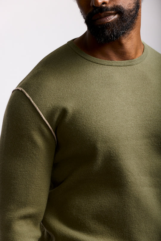 Knit Crewneck | Hunter