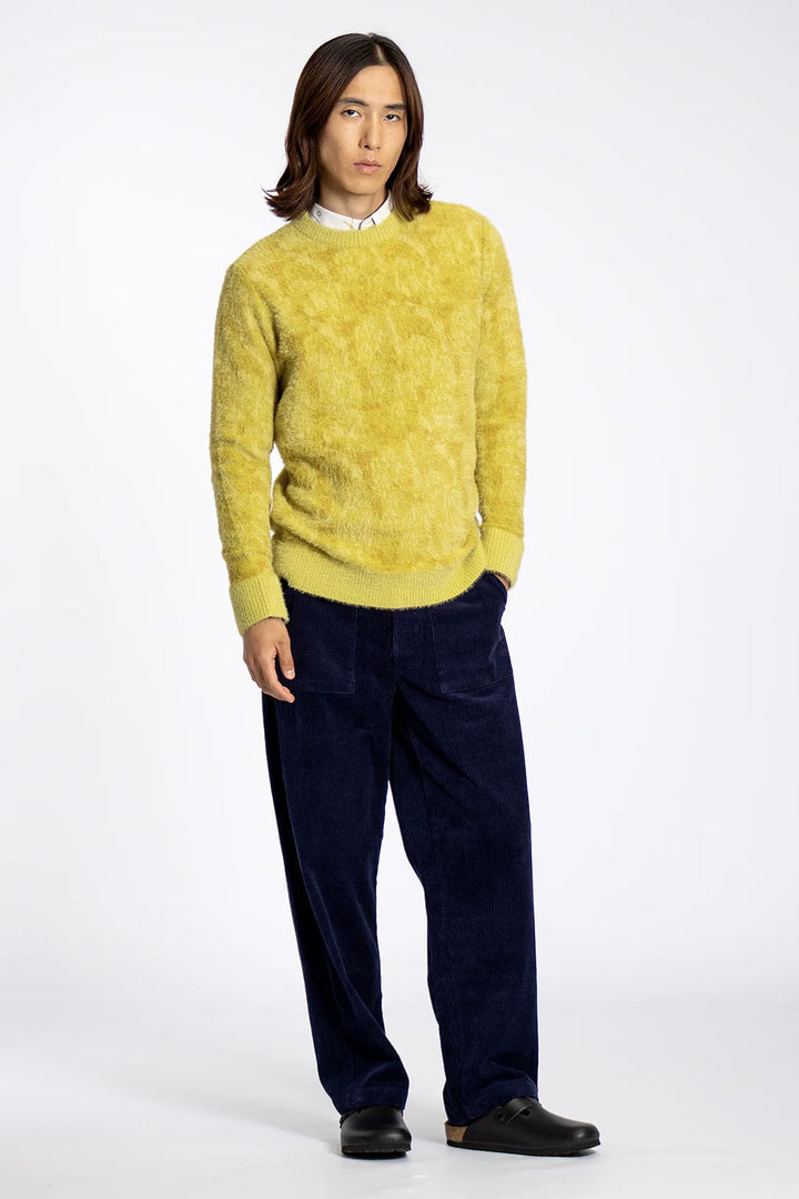 Eclipse Knit Sweater, Fluffy Tie Die - Citronelle