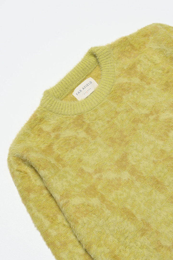 Eclipse Knit Sweater, Fluffy Tie Die - Citronelle