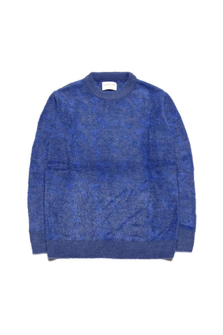 Eclipse Knit Sweater, Fluffy Tie Die - Insignia Blue