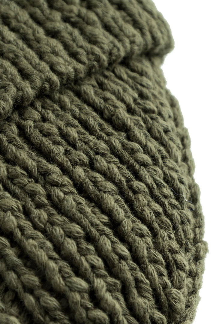 Errol Cotton Beanie - Olive Night