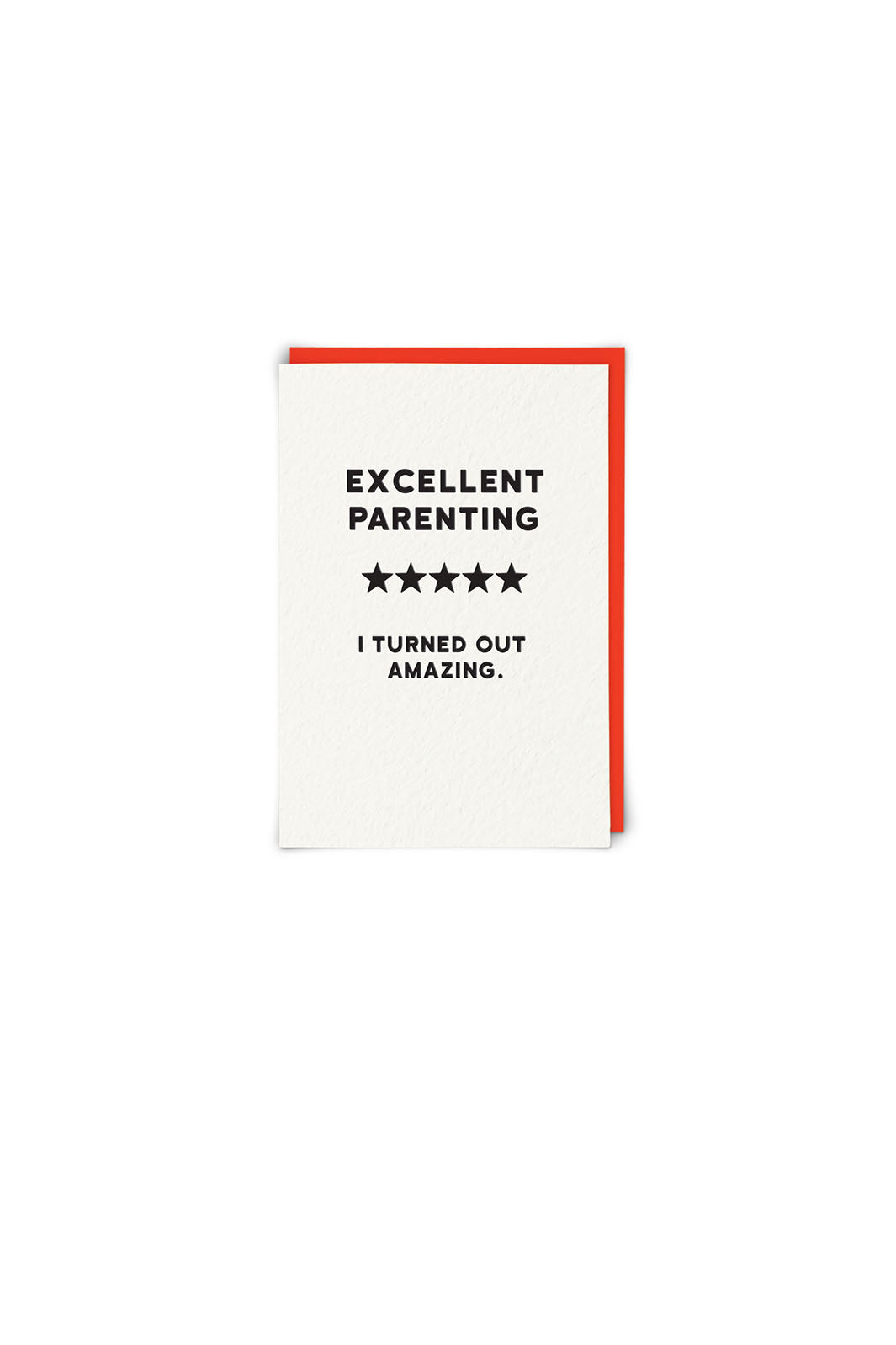 Excellent Parenting Card