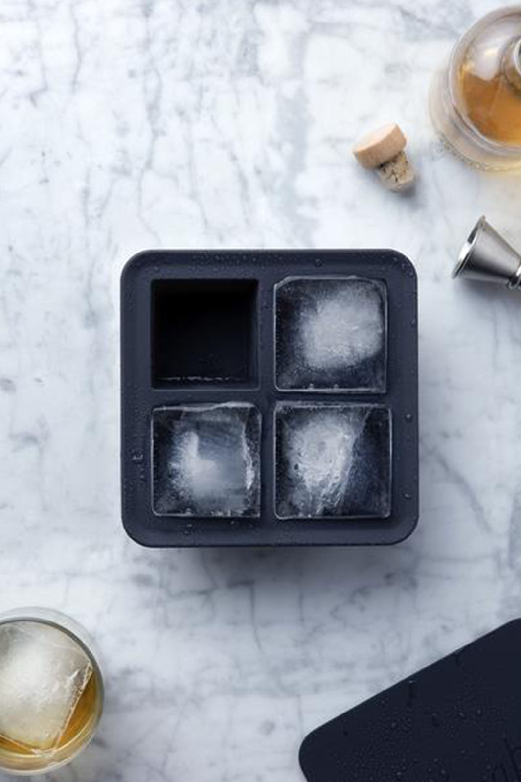 Extra Large Ice Cube Tray, Charcoal
