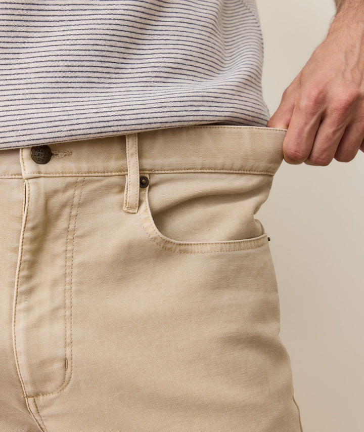 Flex Terry Slim Straight | Khaki