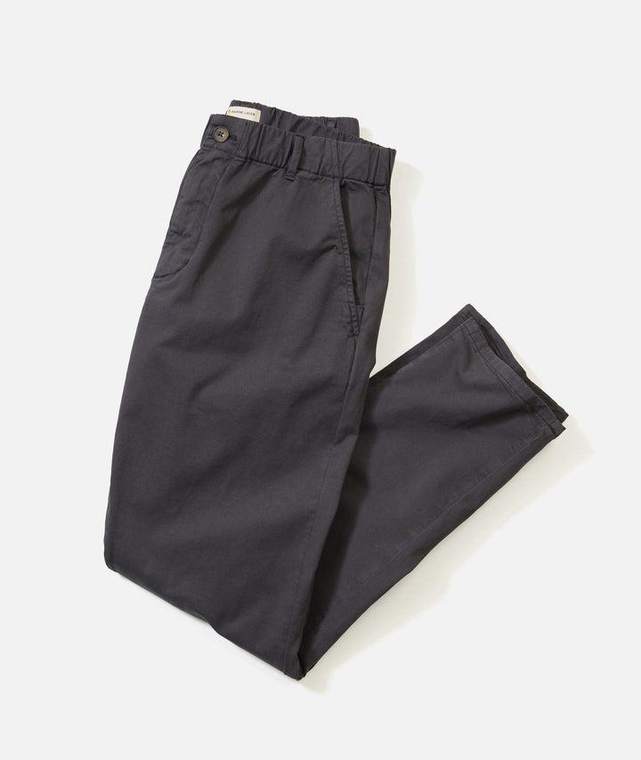 Saturday Slim Straight Twill Chino | Washed Black