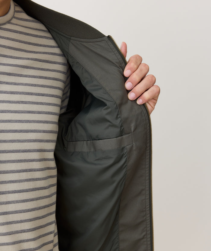 Glen Wax Canvas Bomber