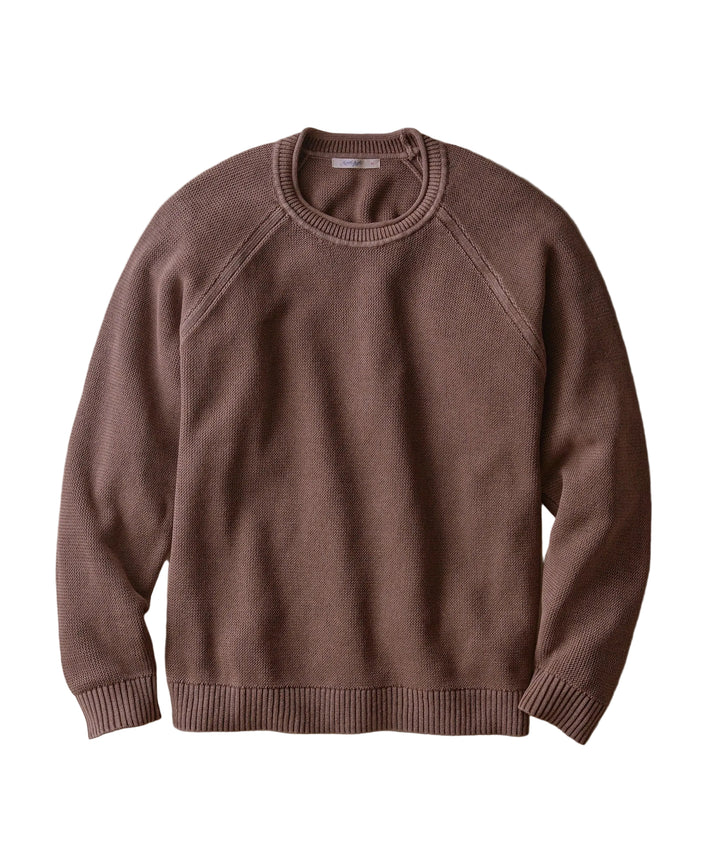 Garment Dye Roll Neck Sweater | Java