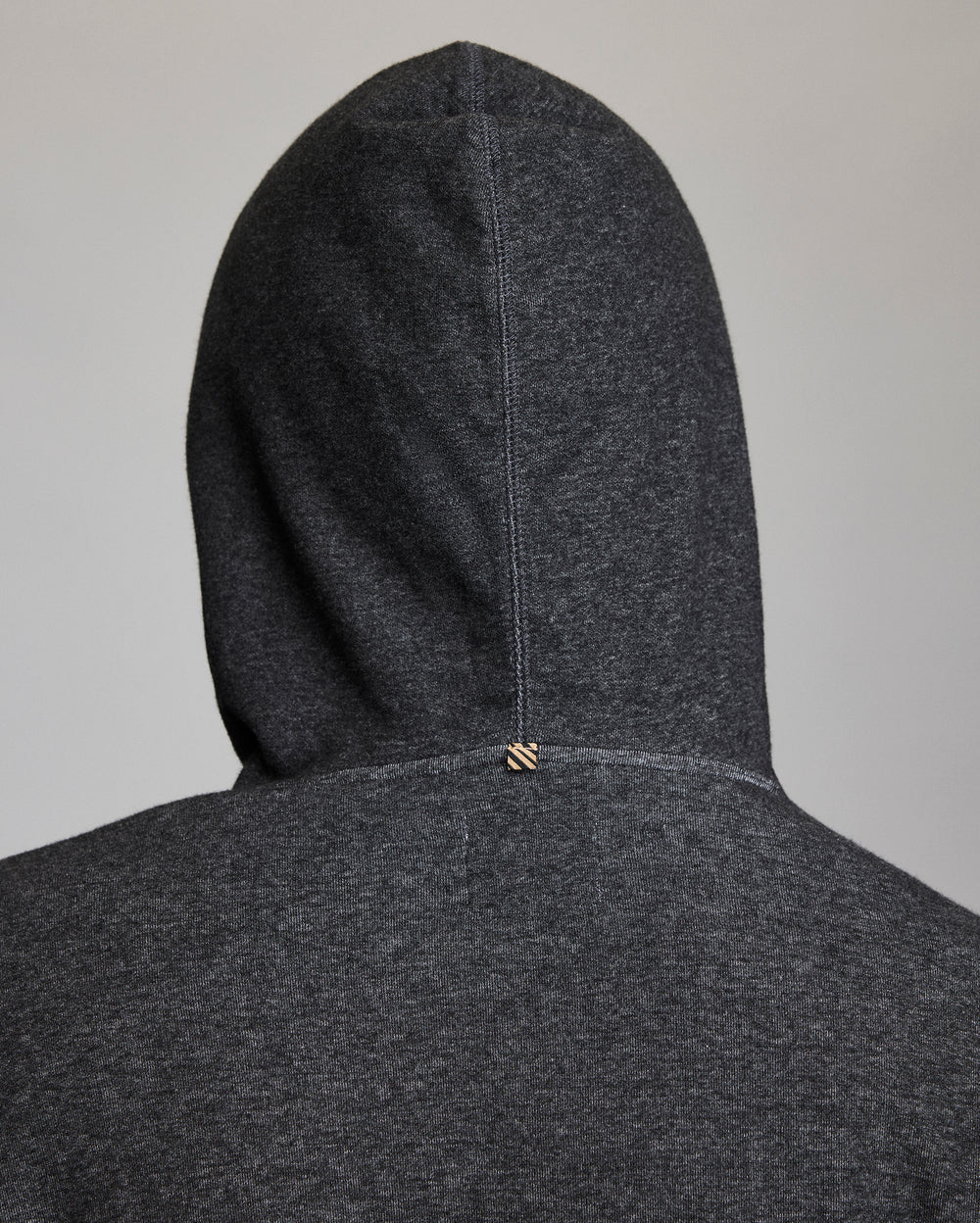 Rib Hoodie Pullover | Black