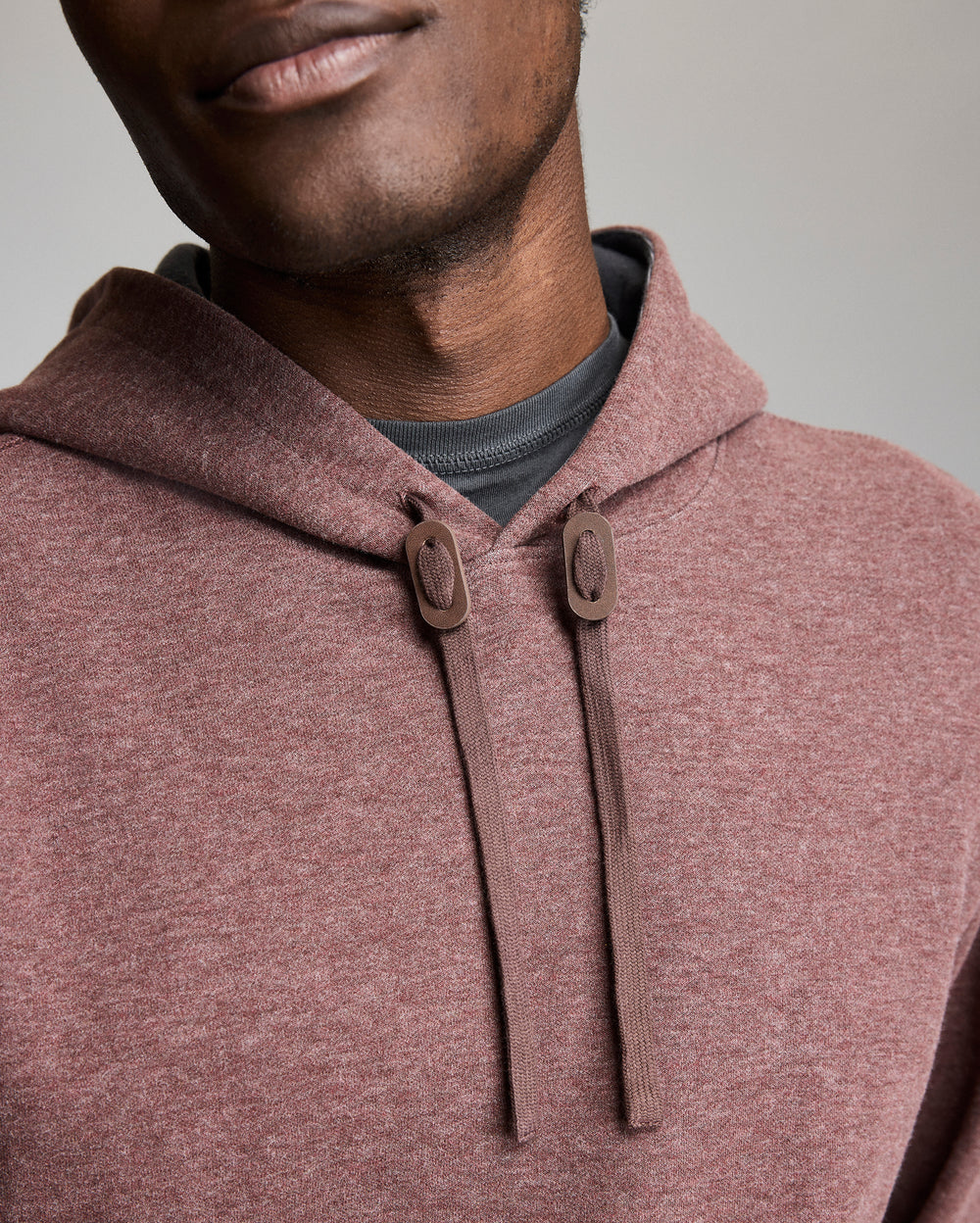 Rib Hoodie Pullover | Cinnamon