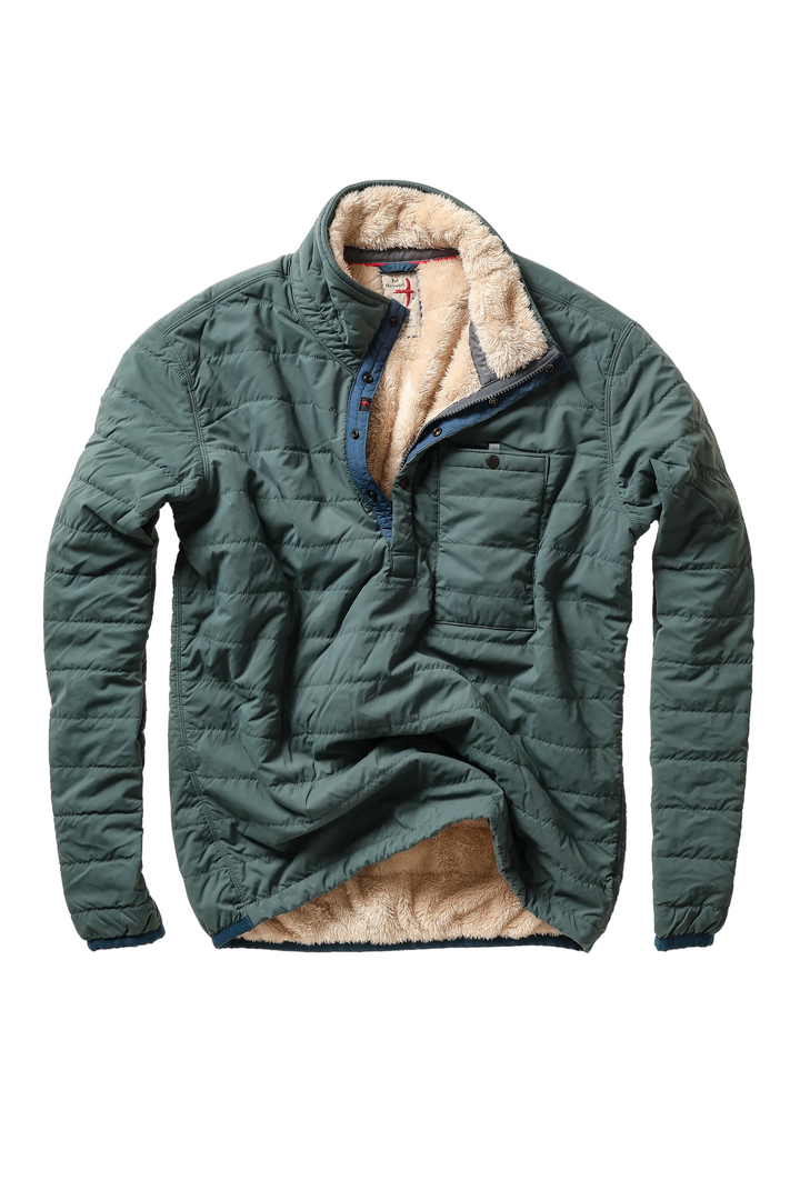 Quilted Superfleece Popover | Spruce