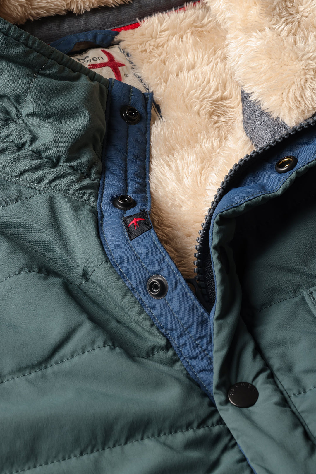 Quilted Superfleece Popover | Spruce