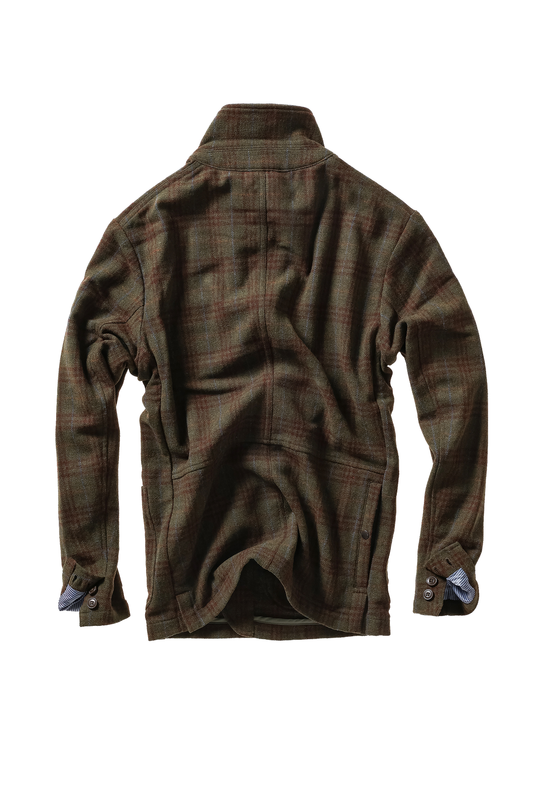Hertiage Trap Blazer | Loden/Rust District Plaid