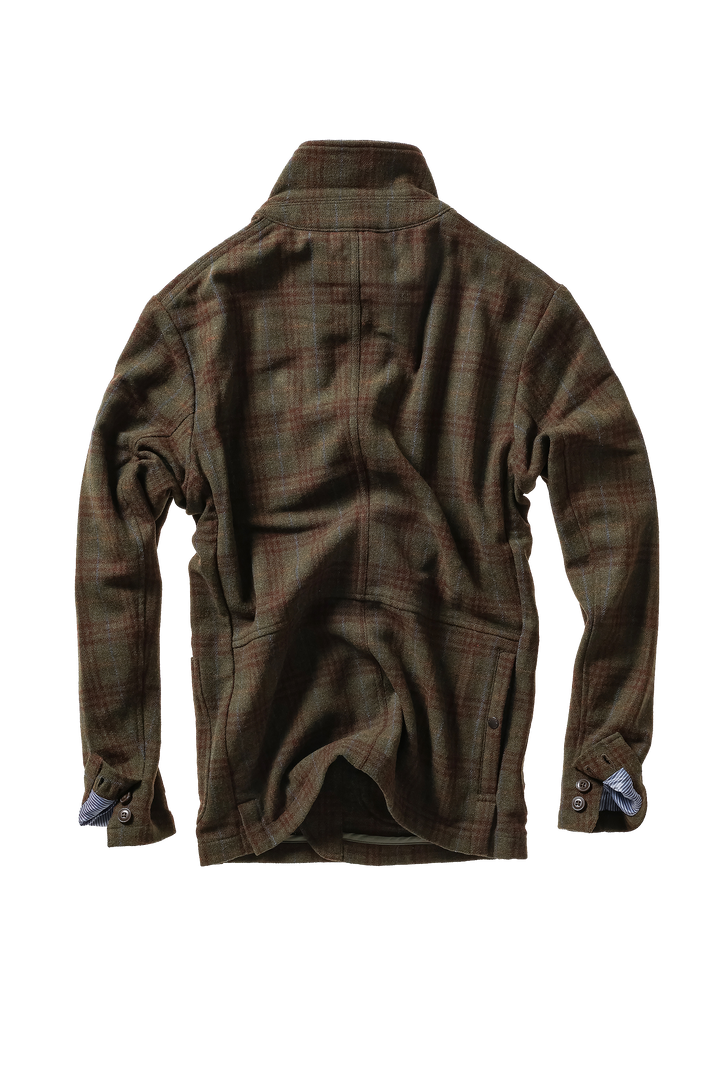 Hertiage Trap Blazer | Loden/Rust District Plaid