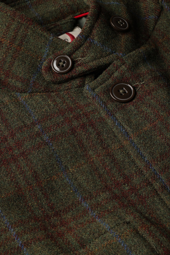 Hertiage Trap Blazer | Loden/Rust District Plaid