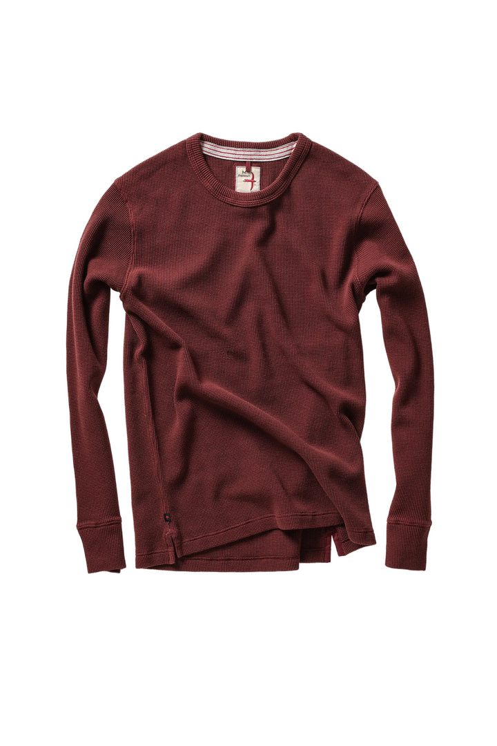 Bi-Waffle Crew | Burgundy