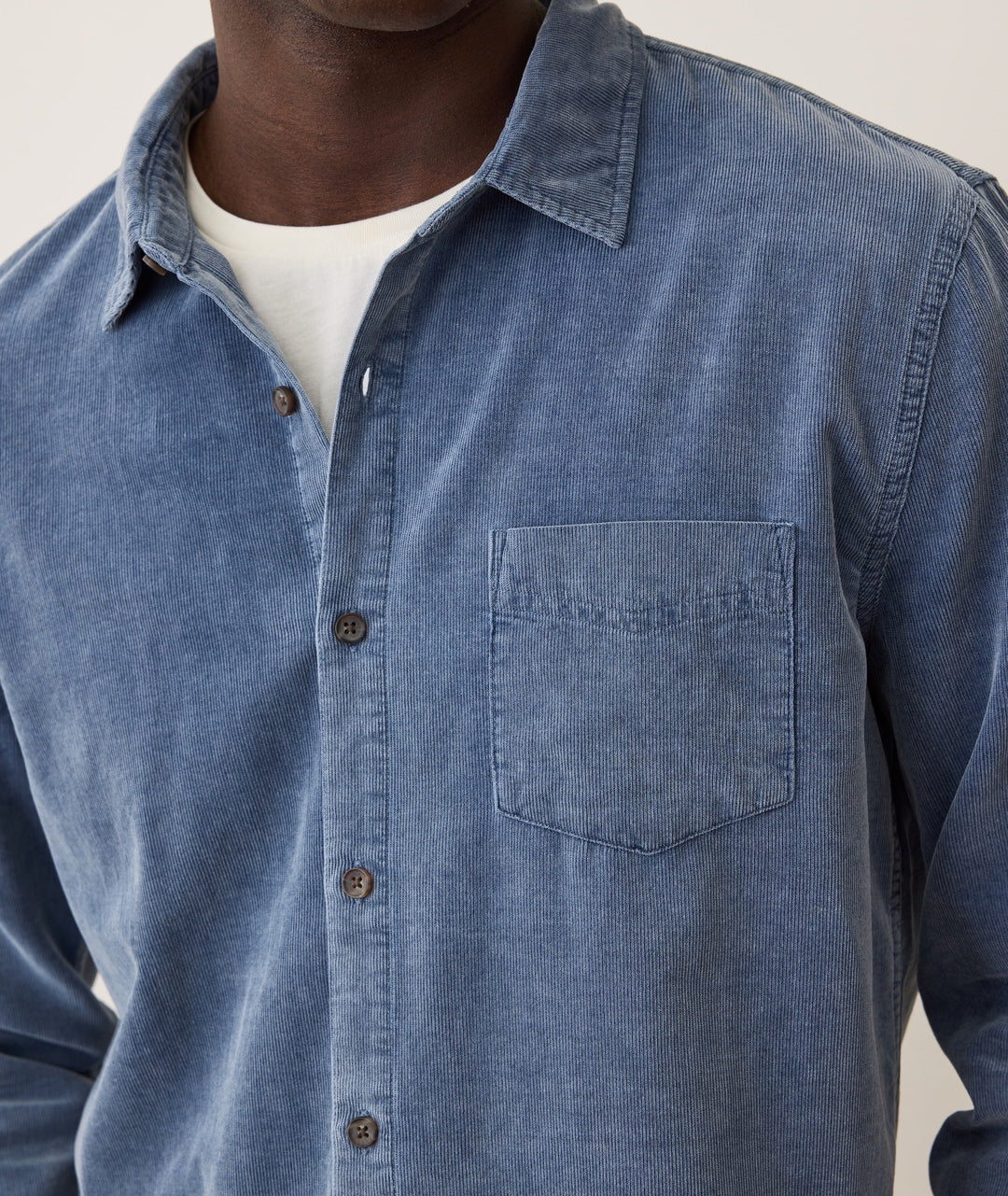 Lightweight Corduroy Shirt | Indigo