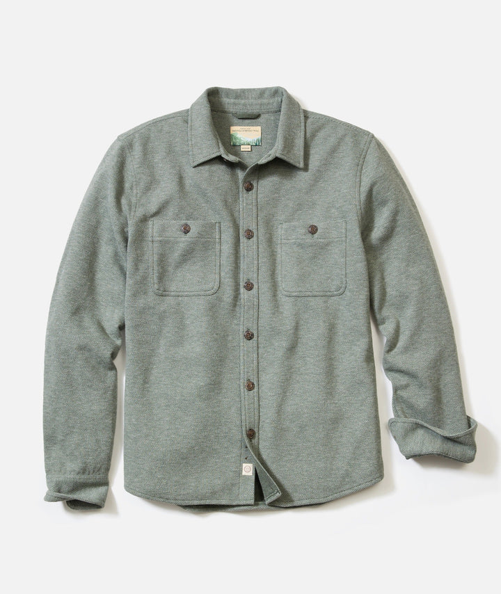Pacifica Stretch Twill Overshirt | Olive
