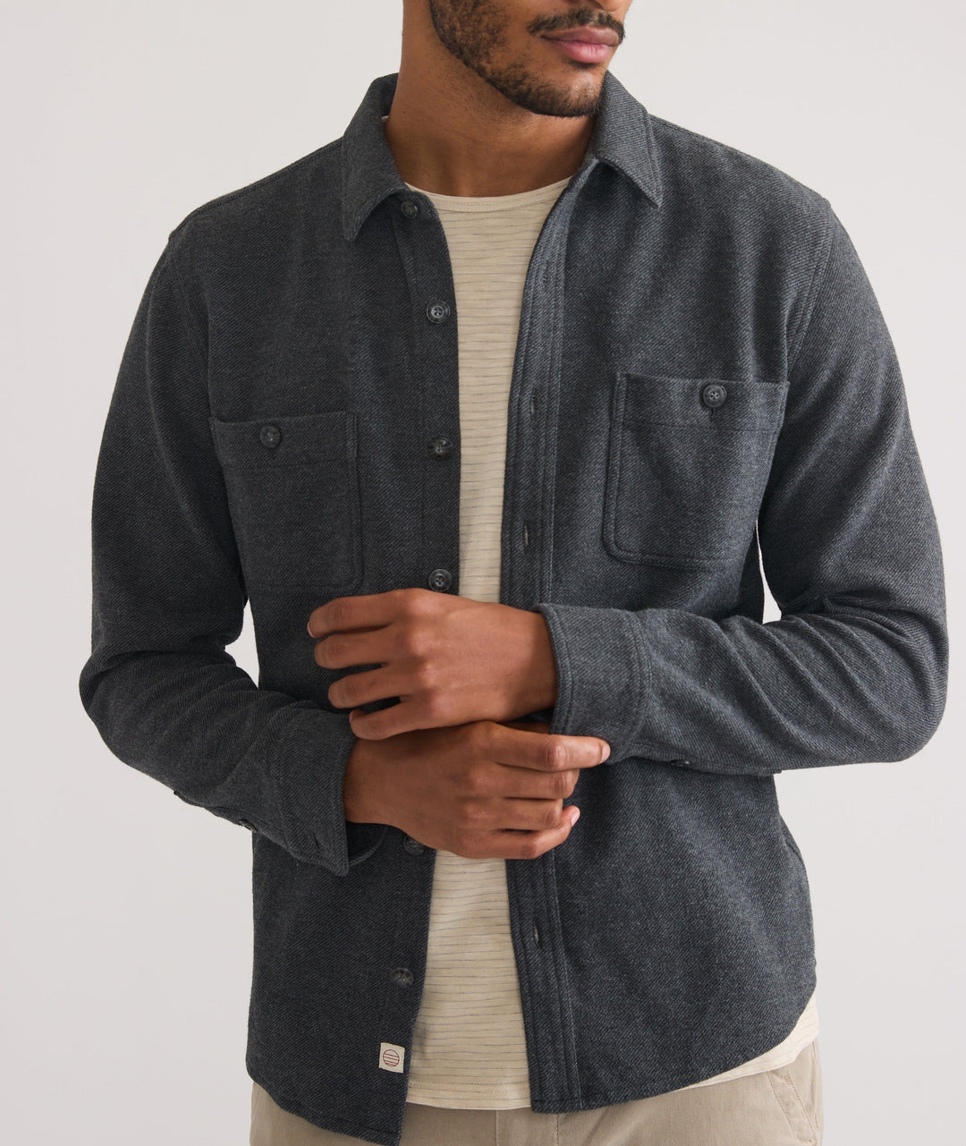 Pacifica Stretch Overshirt | Charcoal Heather