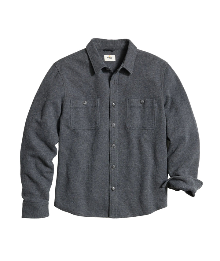Pacifica Stretch Overshirt | Charcoal Heather