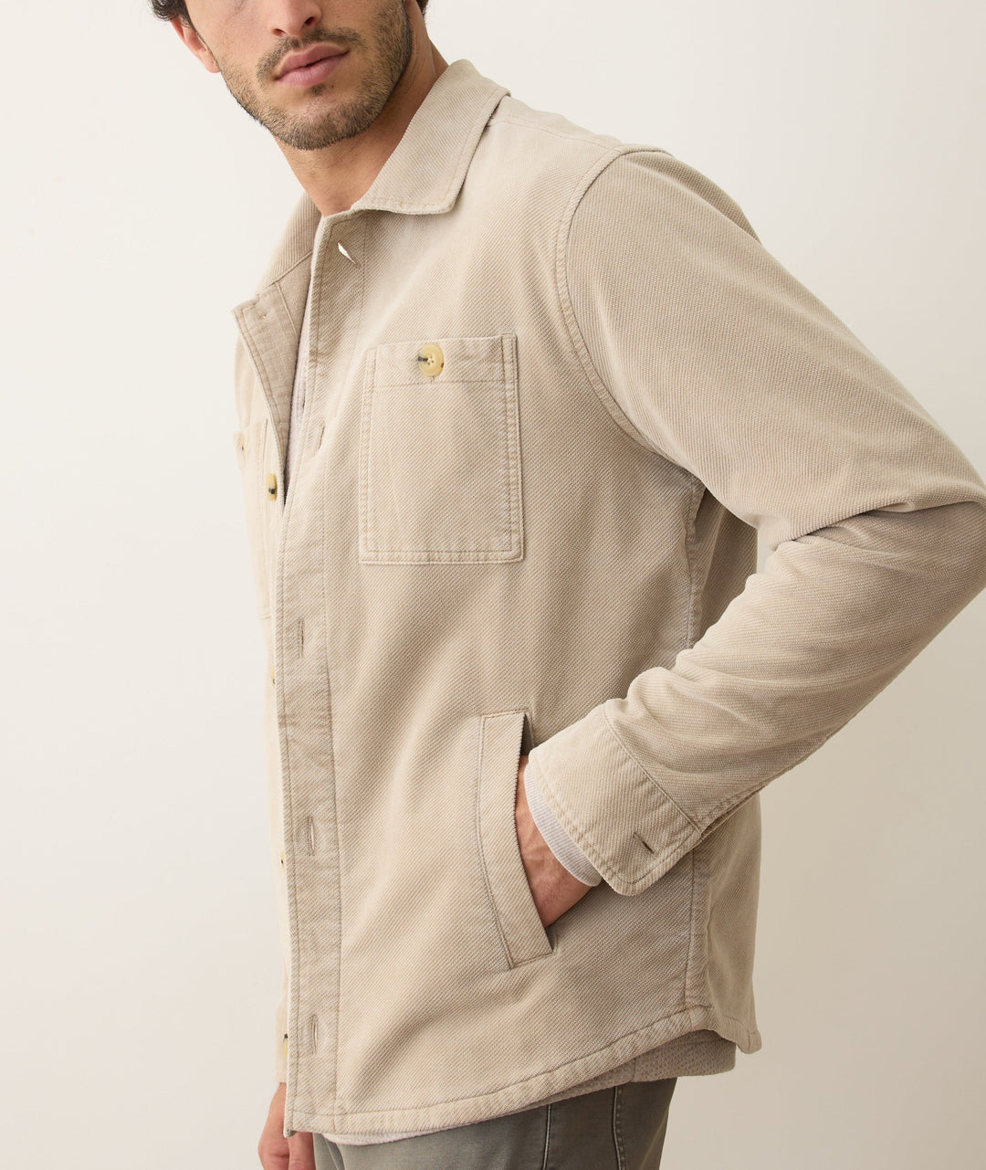 Max Moleskin Overshirt | Taupe